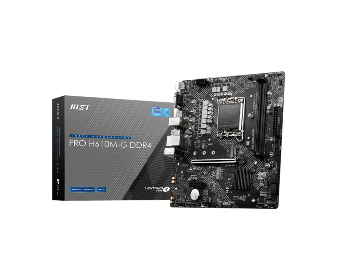 MSI MOTHERBOARD 610 (PRO H610M G DDR4)